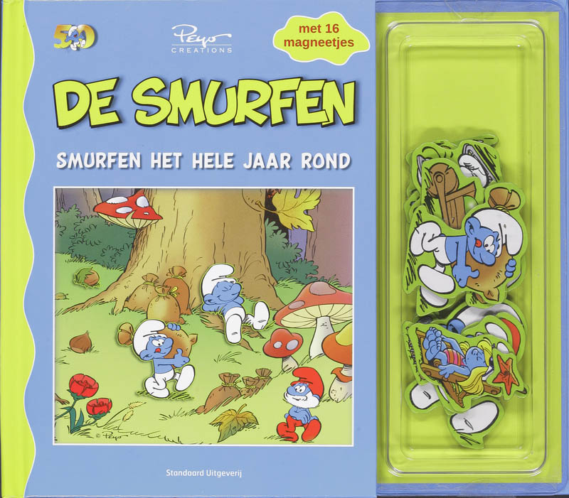 Omslag van Smurfen het hele jaar rond