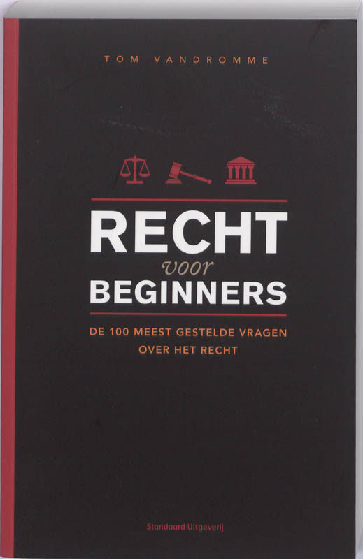 Omslag van Recht voor beginners