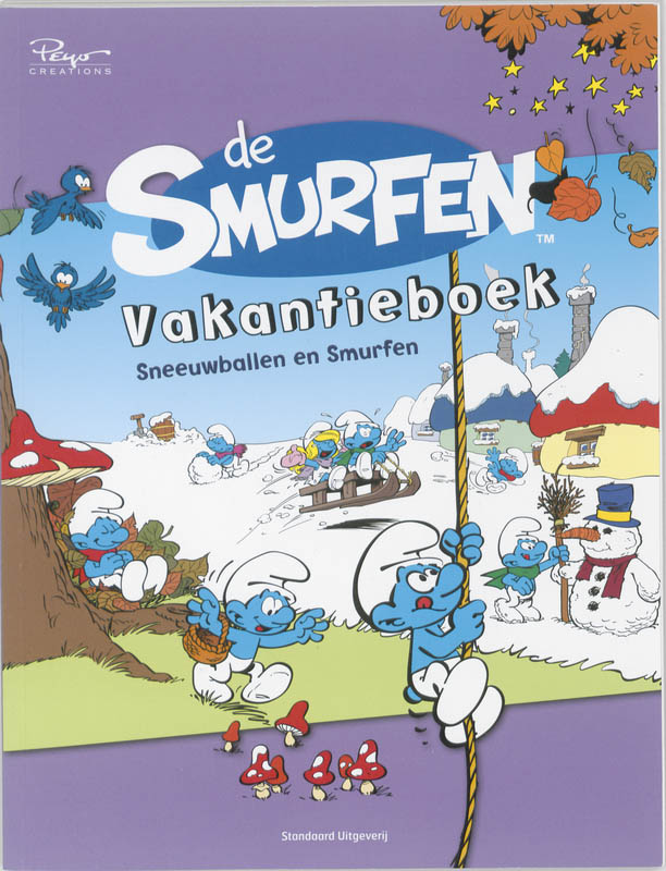 Omslag van Vakantieboek sneeuwballen en Smurfen