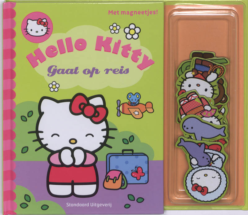 Omslag van Hello Kitty Gaat op reis magneetboekje