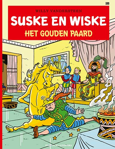 Omslag van Suske en Wiske Het gouden paard