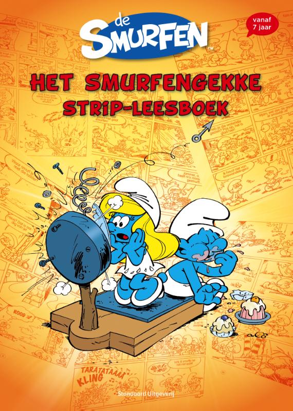 Omslag van Het smurfengekke strip-leesboek