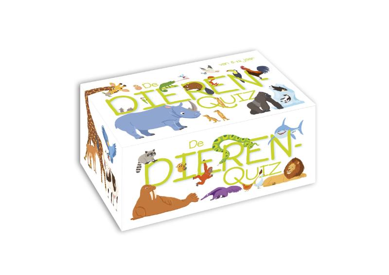 Omslag van De dierenquiz (8/12 jaar)