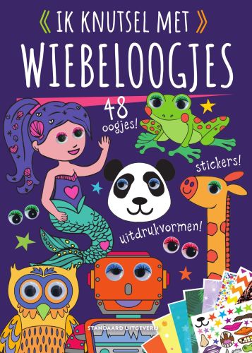 Omslag van Ik knutsel met wiebeloogjes