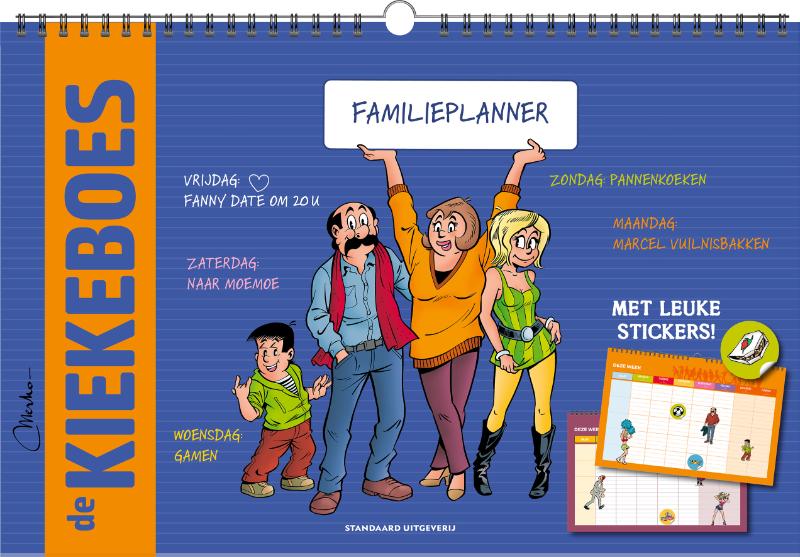 Omslag van De Kiekeboes Familieplanner