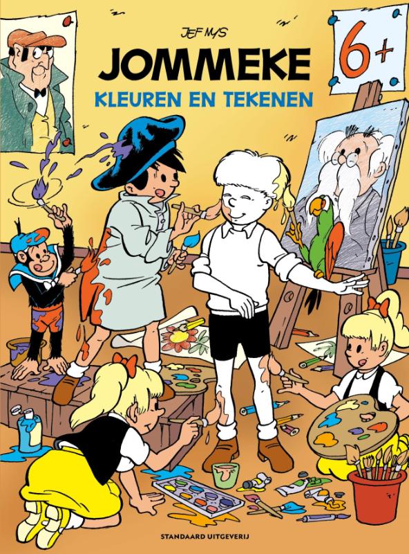 Omslag van Jommeke Kleuren en tekenen