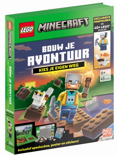 Omslag van LEGO® Minecraft® Bouw je avontuur. Kies je eigen weg