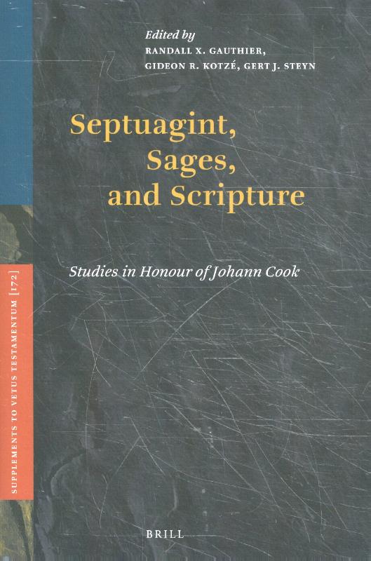 Omslag van Septuagint, Sages, and Scripture