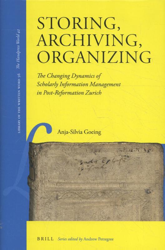 Omslag van Storing, Archiving, Organizing