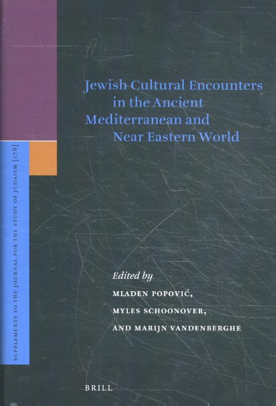 Omslag van Jewish Cultural Encounters in the Ancient Mediterranean and Near Eastern World