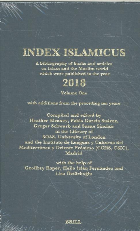 Omslag van Index Islamicus Volume 2018 (2 vols)