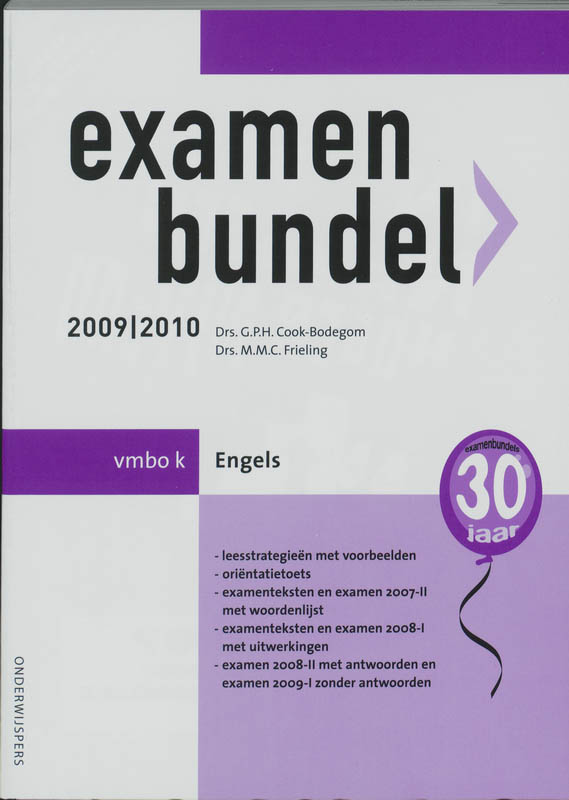 Omslag van 2009/2010 vmbo-K Engels