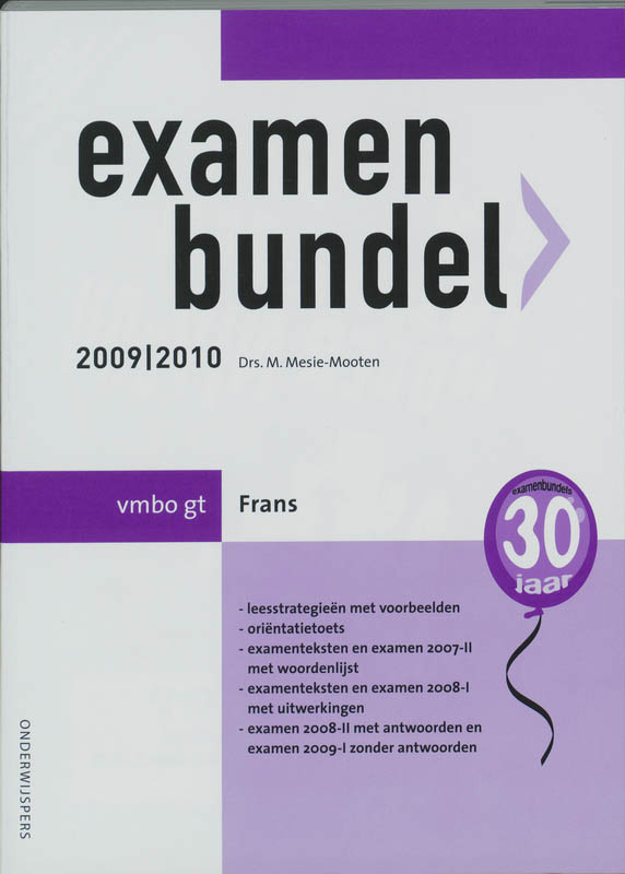 Omslag van 2009/2010 vmbo-GT Frans