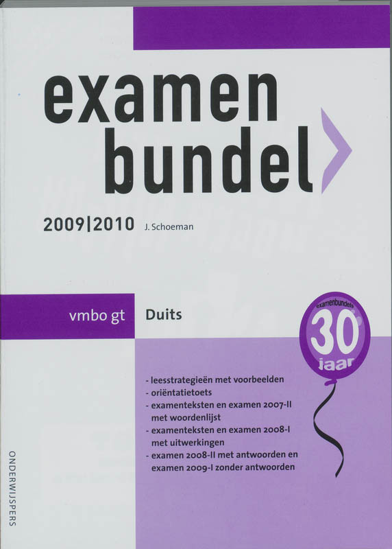Omslag van 2009/2010 vmbo-GT Duits