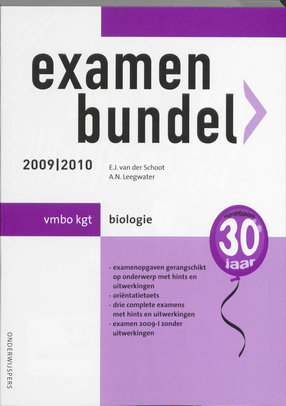 Omslag van 2009/2010 vmbo-KGT Biologie