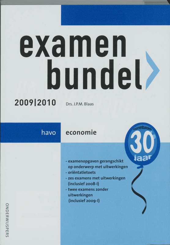 Omslag van 2009/2010 Havo Economie