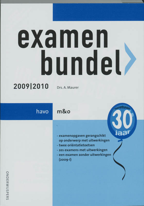 Omslag van 2009/2010 Havo M &O
