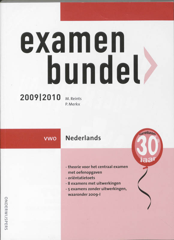 Omslag van 2009/2010 Vwo Nederlands