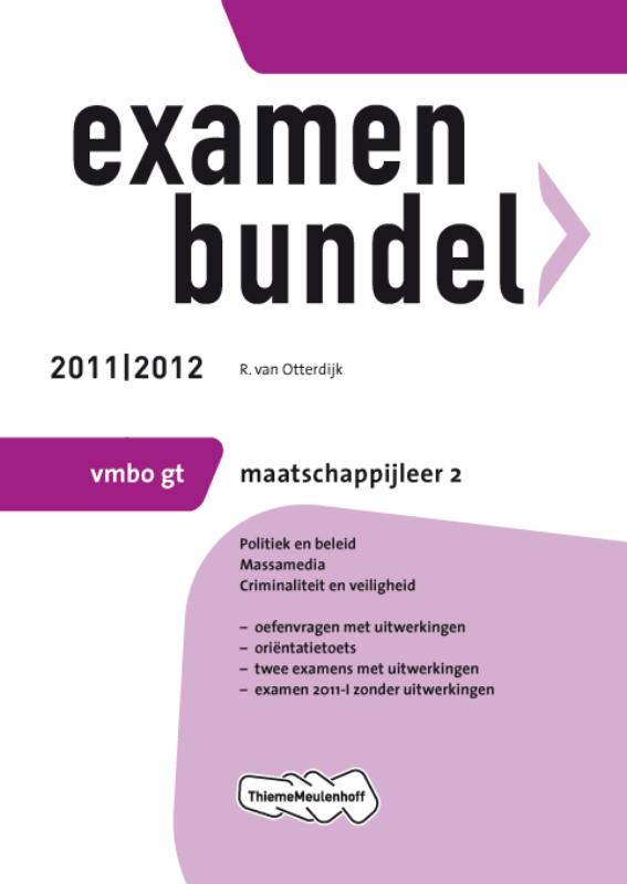 Omslag van Maatschappijleer 2 vmbo gt 2011/2012