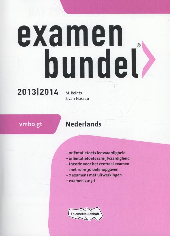 Omslag van Vmbo gt Nederlands 2013/2014