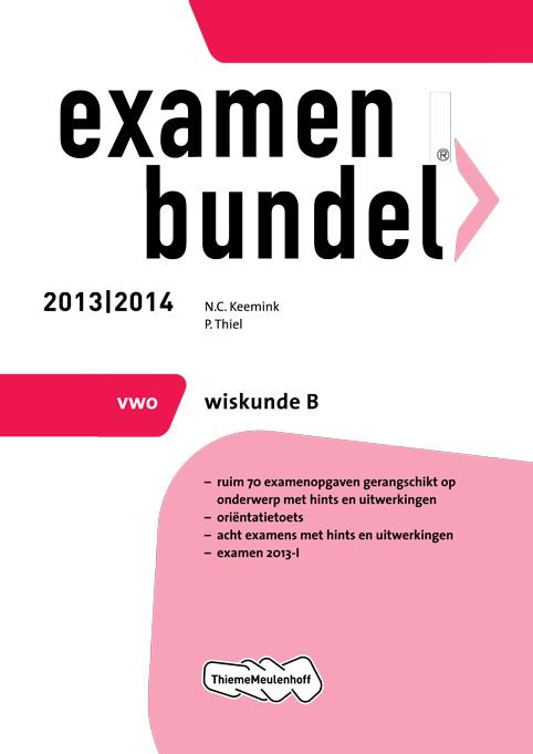Omslag van 2013/2014 vwo Wiskunde B