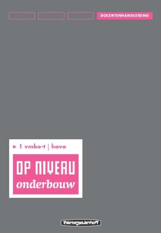 Omslag van Docentenhandleiding/Lineair