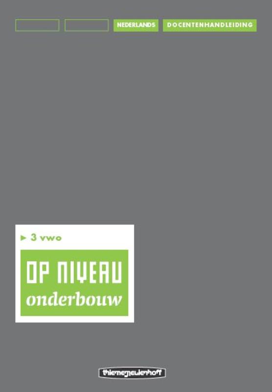 Omslag van Docentenhandleiding/Lineair