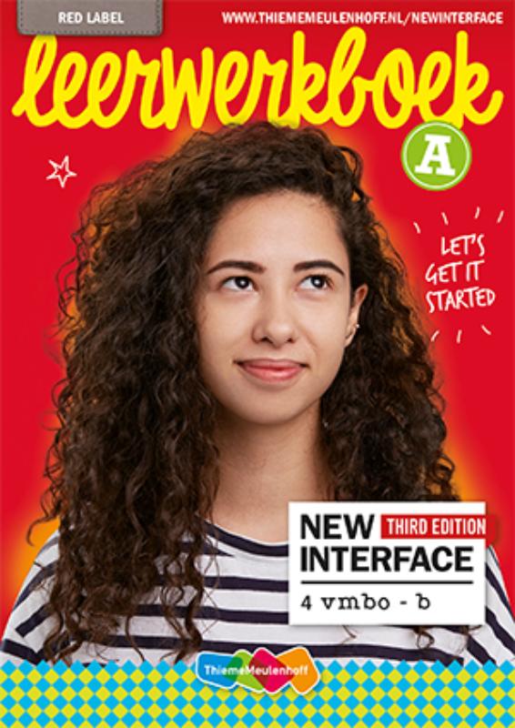 Omslag van New Interface 4 vmbo-b Totaallicentie & Leerwerkboek A/B Red label