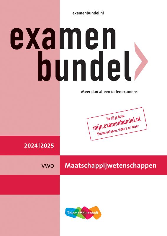 Omslag van Maatschappijwetenschappen vwo 2024/2025