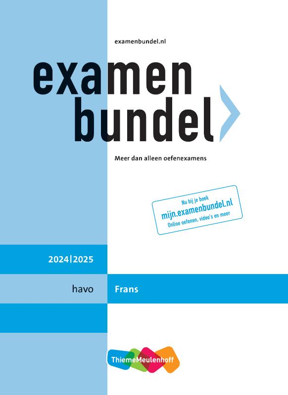 Omslag van havo Frans 2024/2025