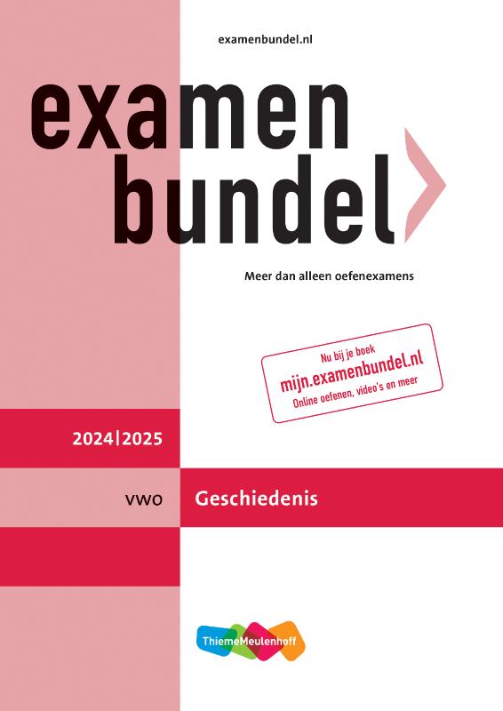 Omslag van vwo geschiedenis 2024/2025