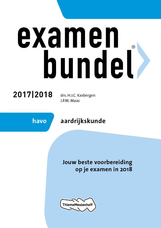 Omslag van 2017/2018 havo aardrijkskunde