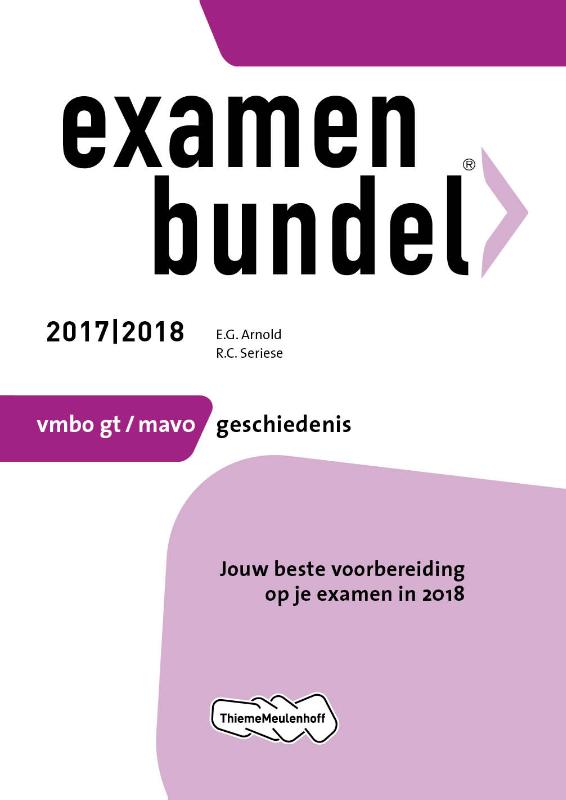 Omslag van Examenbundel vmbo-gt/mavo Geschiedenis 2017/2018