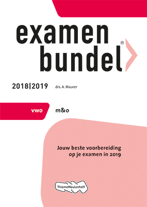Omslag van vwo Management & Organisatie 2018/2019