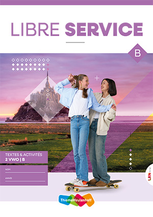 Omslag van Libre Service Leerwerkboek 2 vwo deel B
