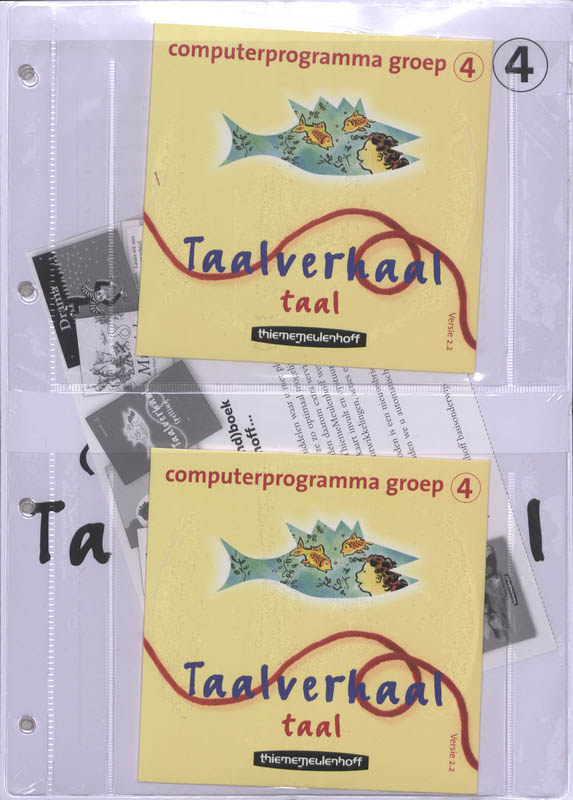 Omslag van Taalverhaal Taal cd-rom groep 4(50-99)