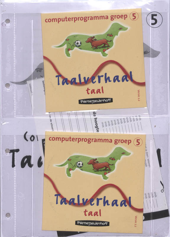 Omslag van Taalverhaal Taal cd-rom groep 5(100-199)