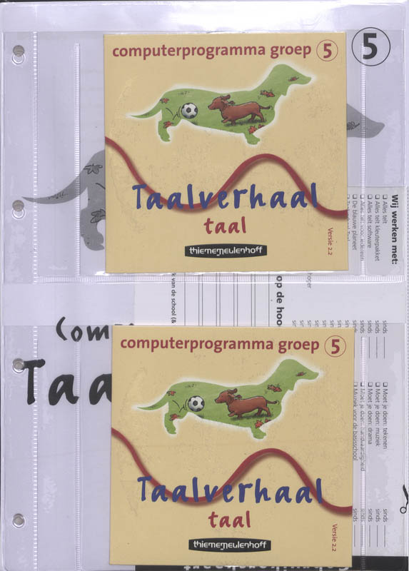 Omslag van Taalverhaal Taal cd-rom groep 5(0-49)