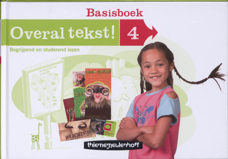 Omslag van Overal tekst! Basisboek groep 4