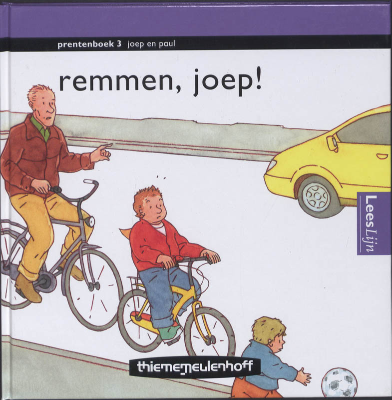 Omslag van Leeslijn Nieuw Prentenboek 3 Remmen, Joep!