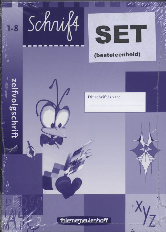 Omslag van Schrift Leerlingzelfvolgschrift 1-8 (set 5 ex.)