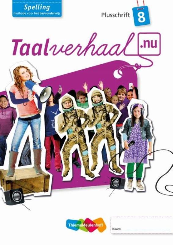 Omslag van Taalverhaal.nu Spelling Plusschrift Groep 8