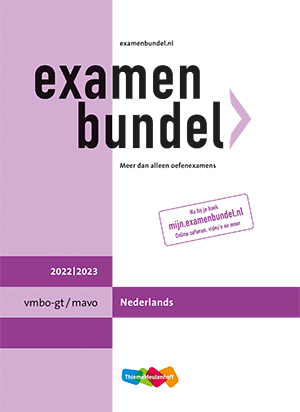 Omslag van Examenbundel vmbo-gt/mavo Nederlands 2022/2023