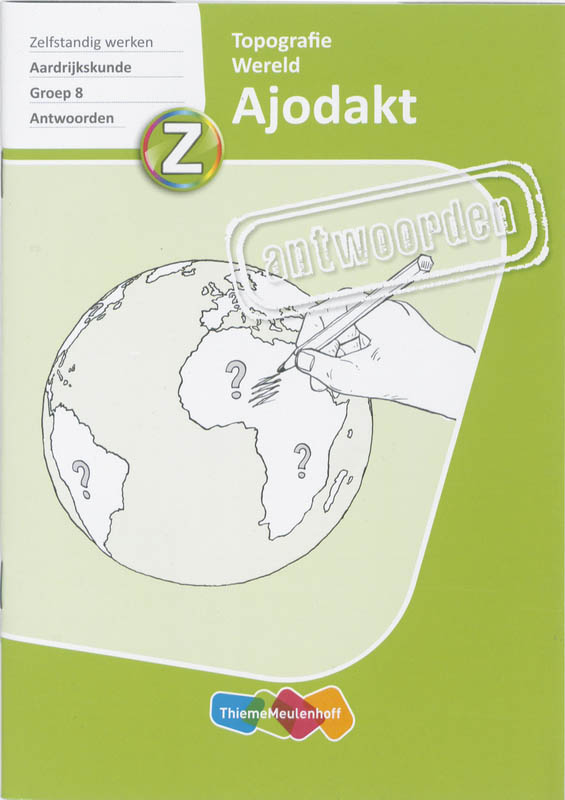 Omslag van Ajodakt, Topografie, Wereld, Antwoorden groep 8