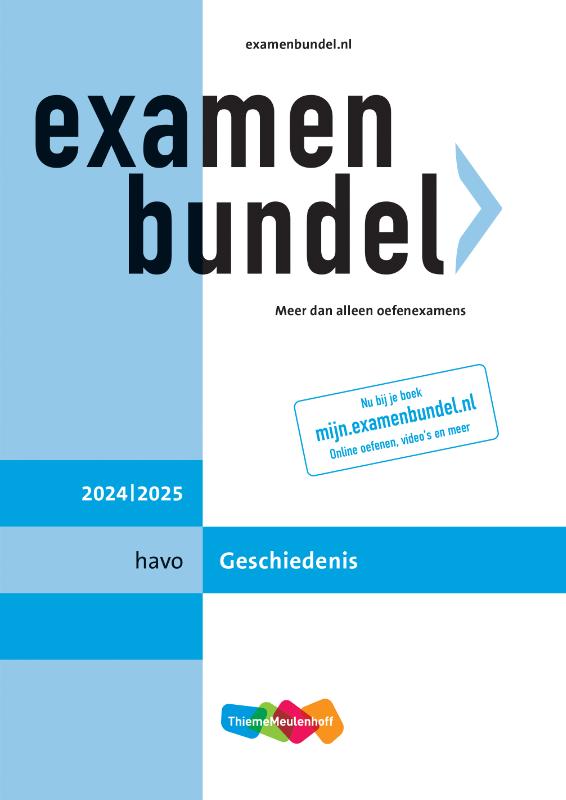 Omslag van havo Geschiedenis 2024/2025