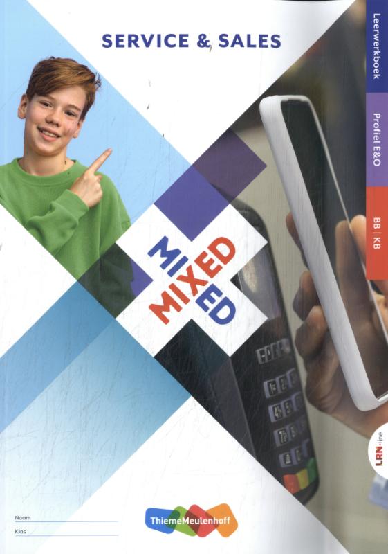 Omslag van MIXED LRN-line online + boek Service & Sales 3/4 vmbo