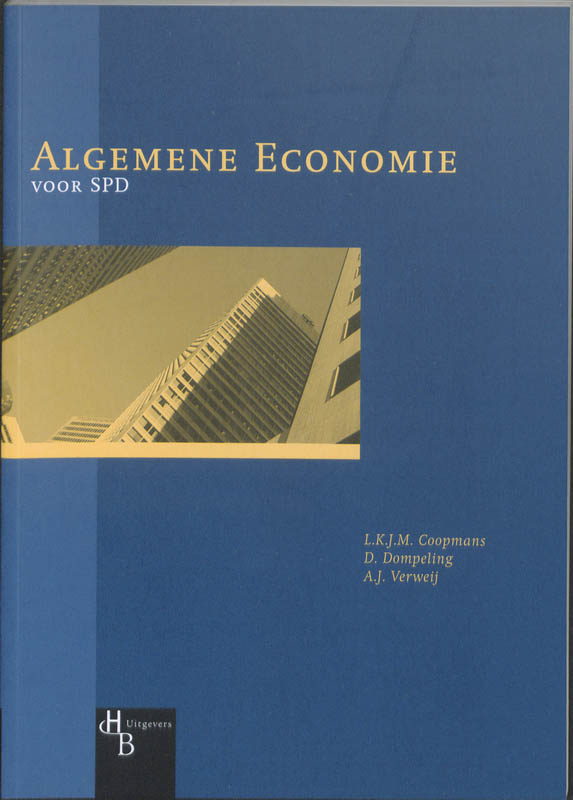Omslag van Algemene economie voor SPD