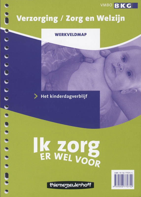 Omslag van Ik zorg er wel voor werkveldmap 7 het kinderdagv.