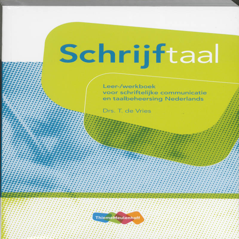 Omslag van leer-/werkboek