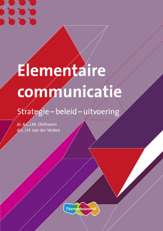 Omslag van Elementaire communicatie